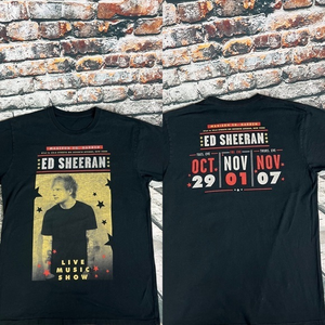 ED SHEERAN Black Band Pop Madison Square Garden Adult Sz.‎ L